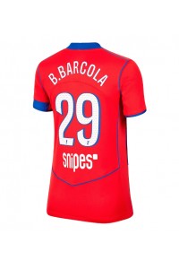 Paris Saint-Germain Bradley Barcola #29 Voetbaltruitje 3e tenue Dames 2025-26 Korte Mouw